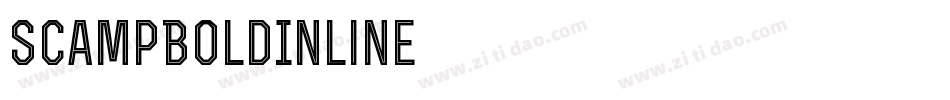 ScampBoldInline字体转换