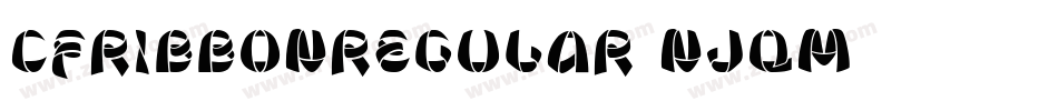 CfRibbonRegular-njqM字体转换