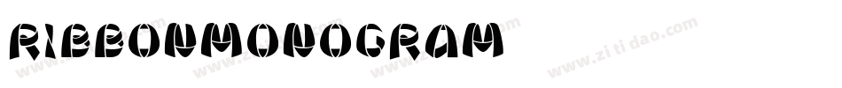 RibbonMonogram字体转换