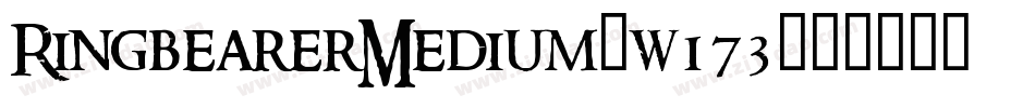 RingbearerMedium-w173字体转换
