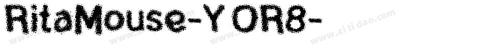 RitaMouse-YOR8字体转换