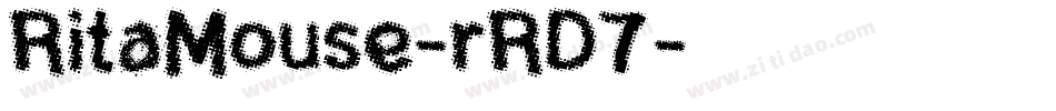 RitaMouse-rRD7字体转换