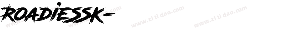RoadieSSK字体转换