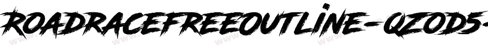 RoadracefreeOutline-qZod5字体转换