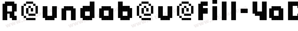 RoundaboutFill-4aDl字体转换