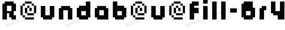RoundaboutFill-6r4A字体转换 RoundaboutFill-6r4A字体转换