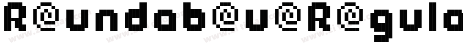 RoundaboutRegular-eDrl字体转换