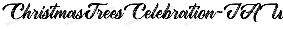 ChristmasTreesCelebration-JAWB字体转换