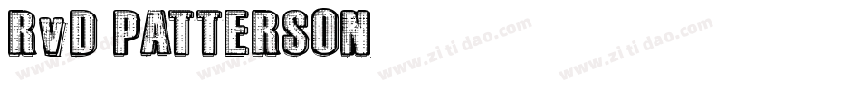 RvD-PATTERSON字体转换