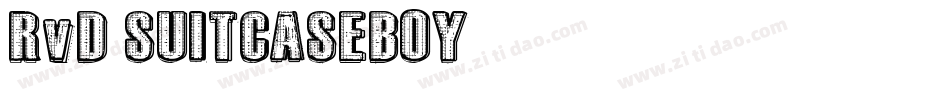 RvD-SUITCASEBOY字体转换