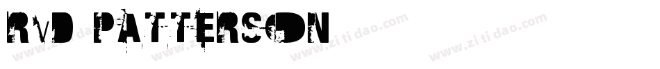 RvD-PATTERSON字体转换