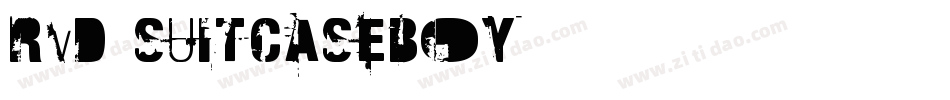 RvD-SUITCASEBOY字体转换