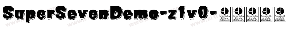 SuperSevenDemo-z1v0字体转换 SuperSevenDemo-z1v0字体转换