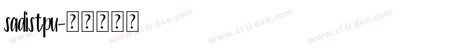 sadistpu字体转换