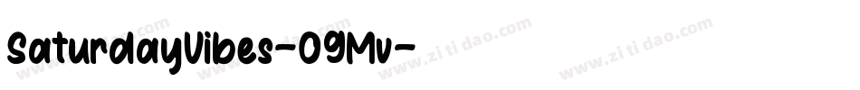 SaturdayVibes-09Mv字体转换