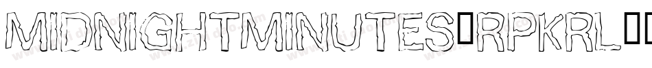 MidnightMinutes-RpKRl字体转换 MidnightMinutes-RpKRl字体转换