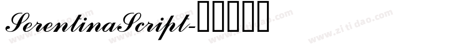SerentinaScript字体转换