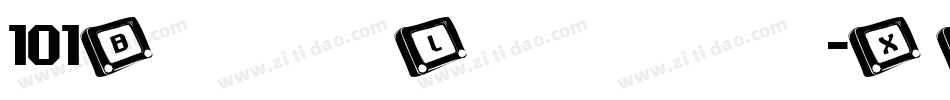101BlockLetterz-XZYK字体转换
