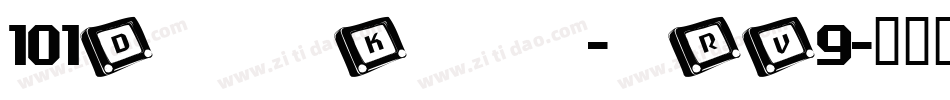 101DadsKeyz-vRV9字体转换