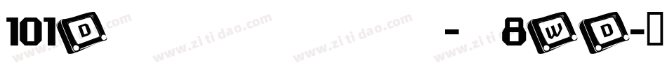 101Daffydilz-l8WD字体转换
