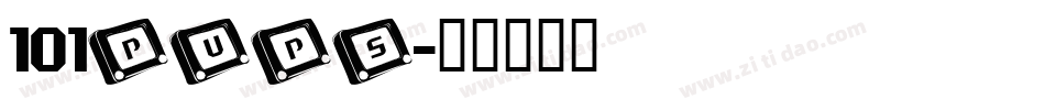 101PUPS字体转换