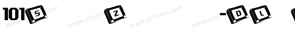 101StarZapped-DLqR字体转换