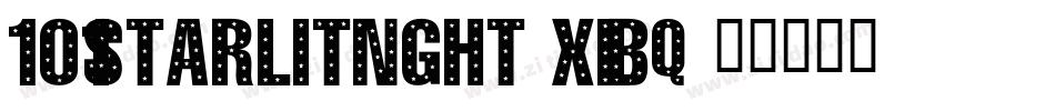 101StarLitNght-xLBq字体转换