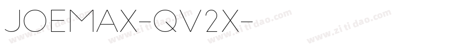JoeMax-qV2x字体转换