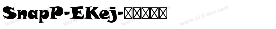 SnapP-EKej字体转换