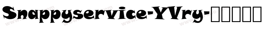 Snappyservice-YVry字体转换
