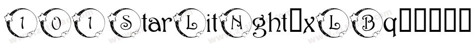101StarLitNght-xLBq字体转换