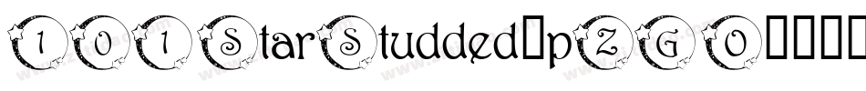 101StarStudded-pZGO字体转换