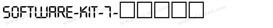 Software-Kit-7字体转换