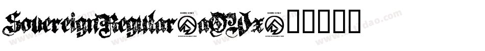 SovereignRegular-aOWx字体转换
