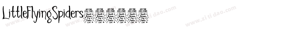 LittleFlyingSpiders字体转换