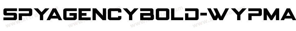SpyAgencyBold-WypMA字体转换
