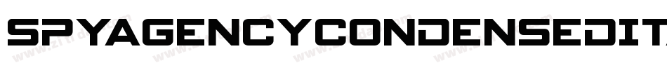 SpyAgencyCondensedItalic-OVGlP字体转换 SpyAgencyCondensedItalic-OVGlP字体转换