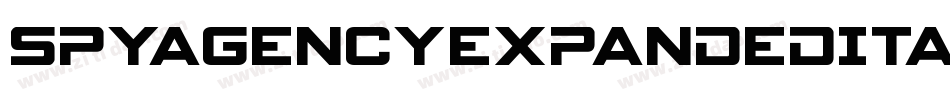 SpyAgencyExpandedItalic-3zlY6字体转换 SpyAgencyExpandedItalic-3zlY6字体转换