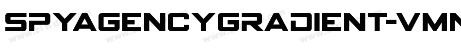 SpyAgencyGradient-vmn8A字体转换