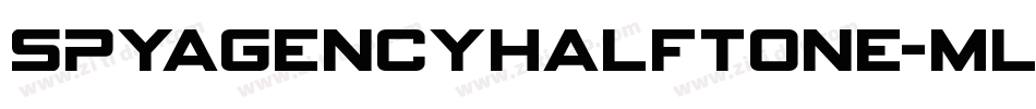 SpyAgencyHalftone-mL2xP字体转换
