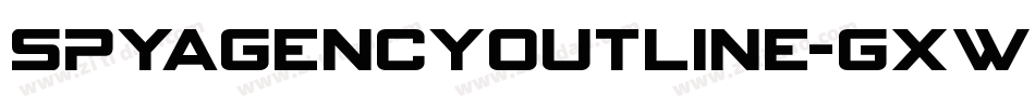 SpyAgencyOutline-gxwWR字体转换