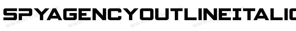 SpyAgencyOutlineItalic-owvD0字体转换 SpyAgencyOutlineItalic-owvD0字体转换