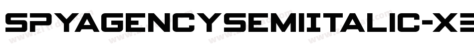 SpyAgencySemiItalic-x3Rr5字体转换