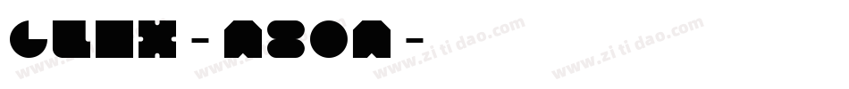 Glix-A80A字体转换