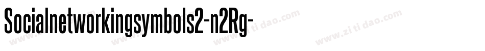 Socialnetworkingsymbols2-n2Rg字体转换