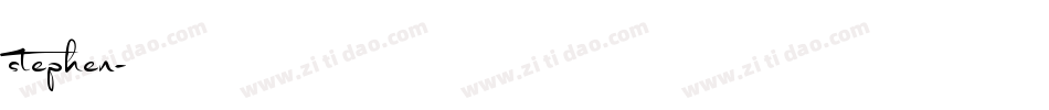 stephen字体转换
