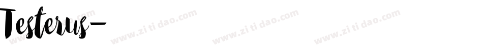 Testerus字体转换