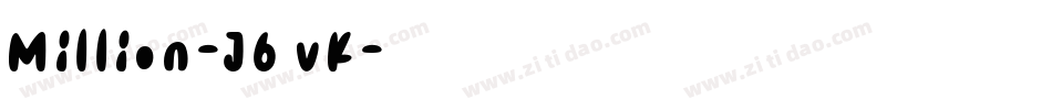 Million-J6vK字体转换