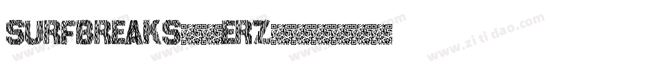 Surfbreaks-8ErZ字体转换