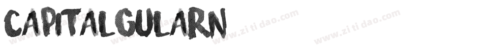CapitalRegular-B5dn字体转换